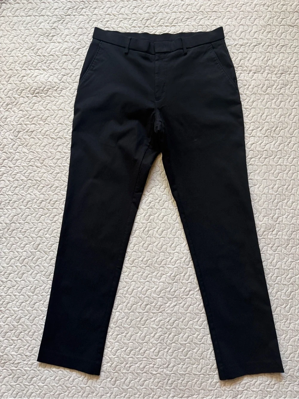 Tommy Hilfiger Men’s Black Stretch Dress Pants Straight Leg 32W x 31L